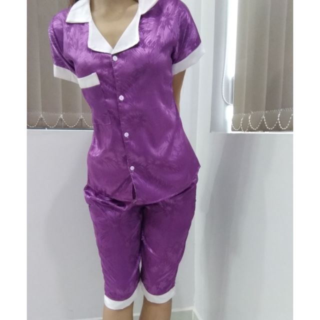 Set bộ lửng satin lụa (clip sản phẩm shop tự quay) | BigBuy360 - bigbuy360.vn