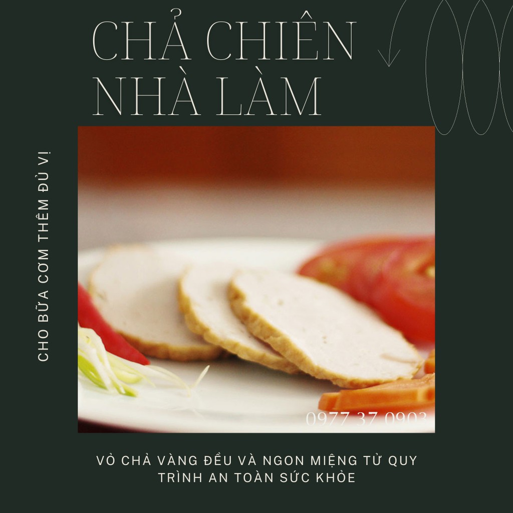 CHẢ CHIÊN NHÀ LÀM 500G, KHÔNG HÀN THE, KHÔNG CHẤT BẢO QUẢN | WebRaoVat - webraovat.net.vn