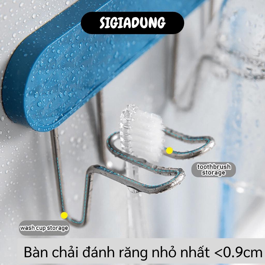 [SGD] Giá Treo Bàn Chải - Miếng Dán Treo Tường Đỡ Bàn Chải Đánh Răng Và Cốc Súc Miệng 9897