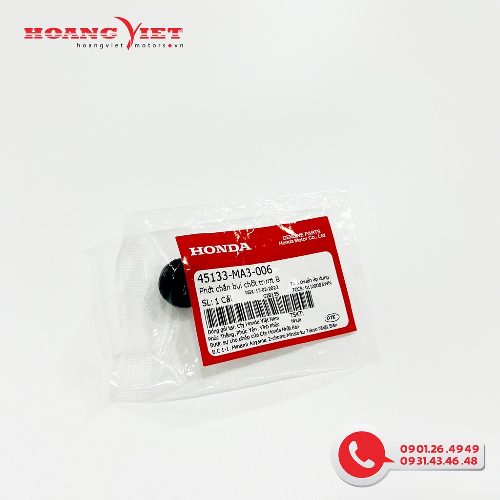 Phớt chắn bụi chốt trượt phanh B - Honda AB/ CLICK/ LEAD/ VISION/ PCX/ WAVE/ FUTURE và nhiều xe khác - 45133MA3006
