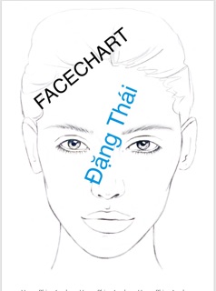 GIẤY VẼ MAKEUP ( FACECHART ) TỔNG HỢP