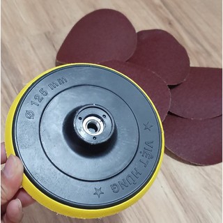 COMBO 5 ĐẾ CHÀ NHÁM NHỰA 125MM