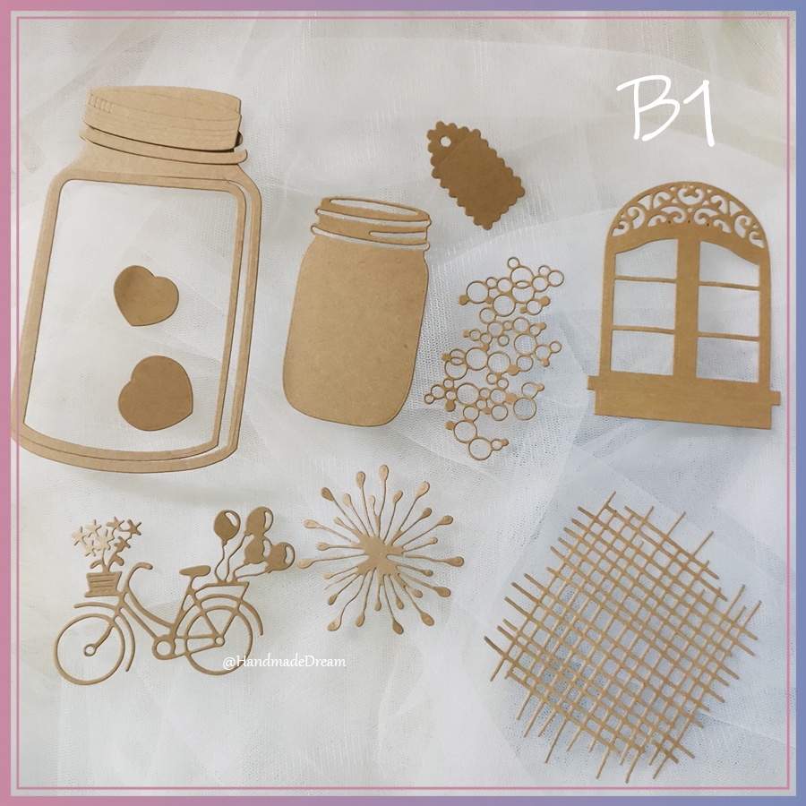 Sticker Hình Dán Trang Trí Thủ Công Dễ Thương - Handmade Dream