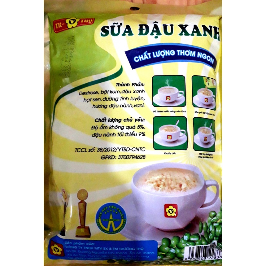 SỮA ĐẬU XANH HẠT SEN ( 10 gói x 25g)