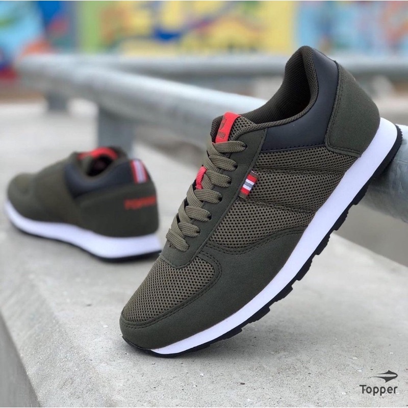 Giày thể thao sneakers nam size 45 topper xuất xịn form đẹp êm nhẹ