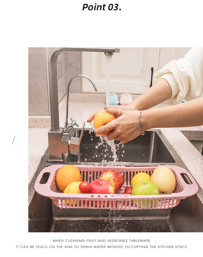 Lưu trữ Nhà bếp có thể điều chỉnh Giá để bát đĩa Giá để đồ khô trên bồn rửa Tủ thoát nước khô Kệ nhà bếp có thể gập lại bằng nhựa