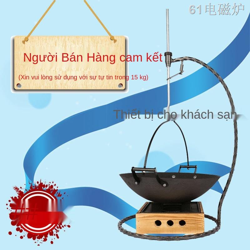 UNhà trang trại Sáng tạo Bộ đồ ăn Nồi đất Gà Kiểu cũ Lẩu đứng Nồi khô Thương mại Bếp cồn Đất Nhà hàng Đặc trưng Nồi treo