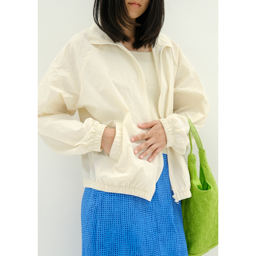 Metal wind breaker - Áo khoác dù cổ trụ cá tính, chất vải dù mỏng nhẹ mát mẻ mùa hè
