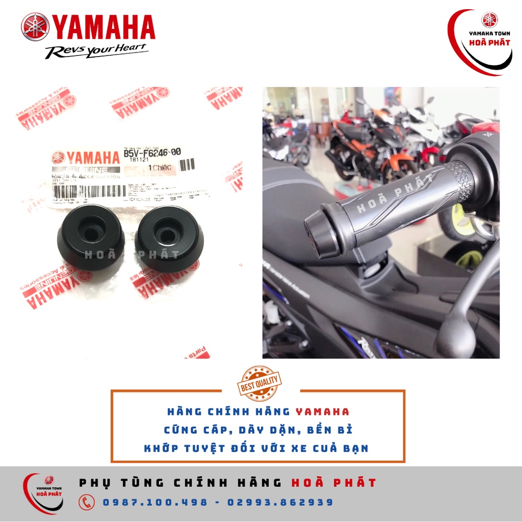 Đầu tay lái, tay cầm, gù tay lái Exciter 155 chính hãng Yamaha 100%
