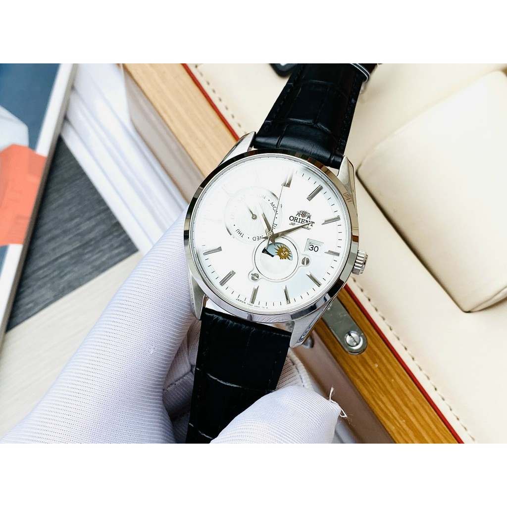 Đồng hồ nam Orient automatic RA-AK0310S00C dây da kính saphire