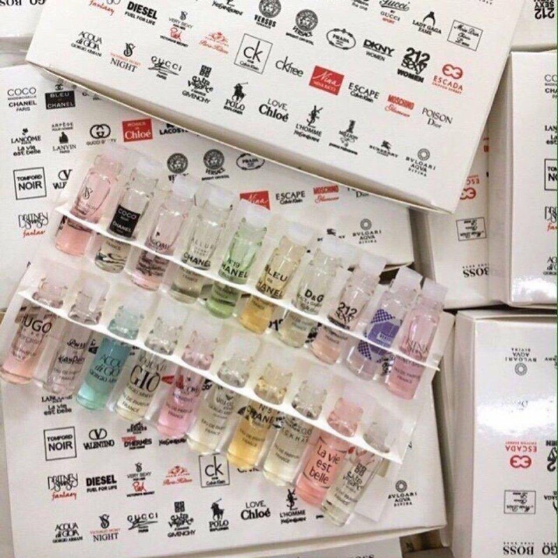Bộ 20 ống test nước hoa mini