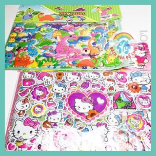 Hình Dán Cho Bé 💖𝑭𝑹𝑬𝑬𝑺𝑯𝑰𝑷💖 Sticker Khủng Long - Hello Kitty