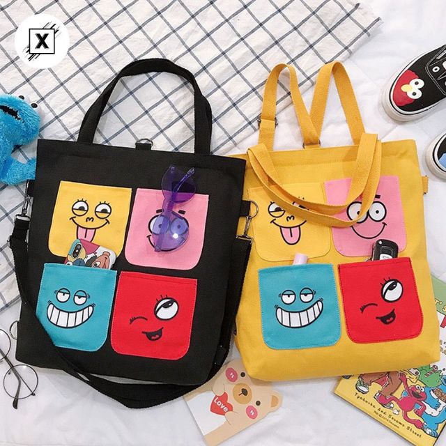 Túi tote - 4 MẶT CƯỜI