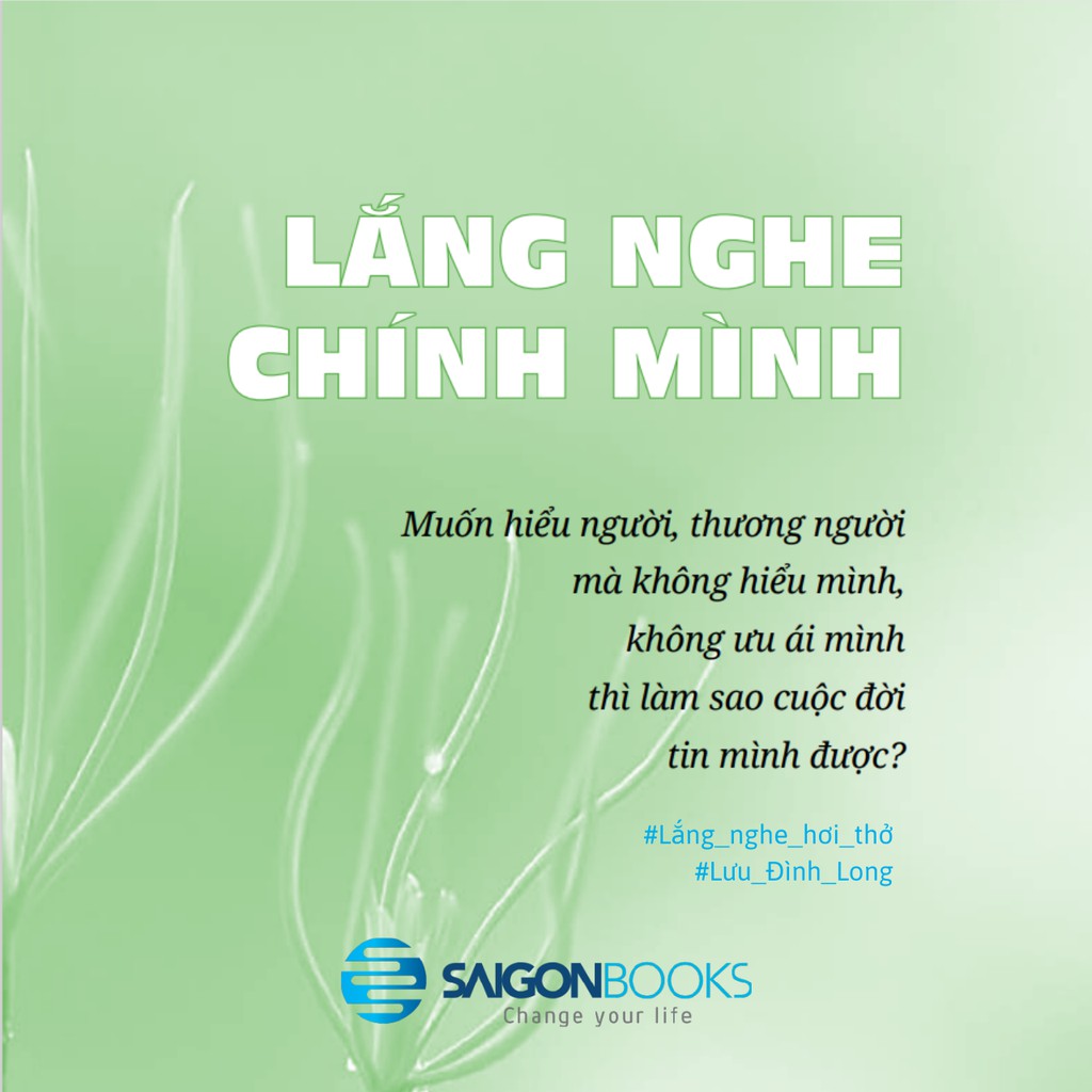 SÁCH - Lắng nghe hơi thở - Tác giả Lưu Đình Long