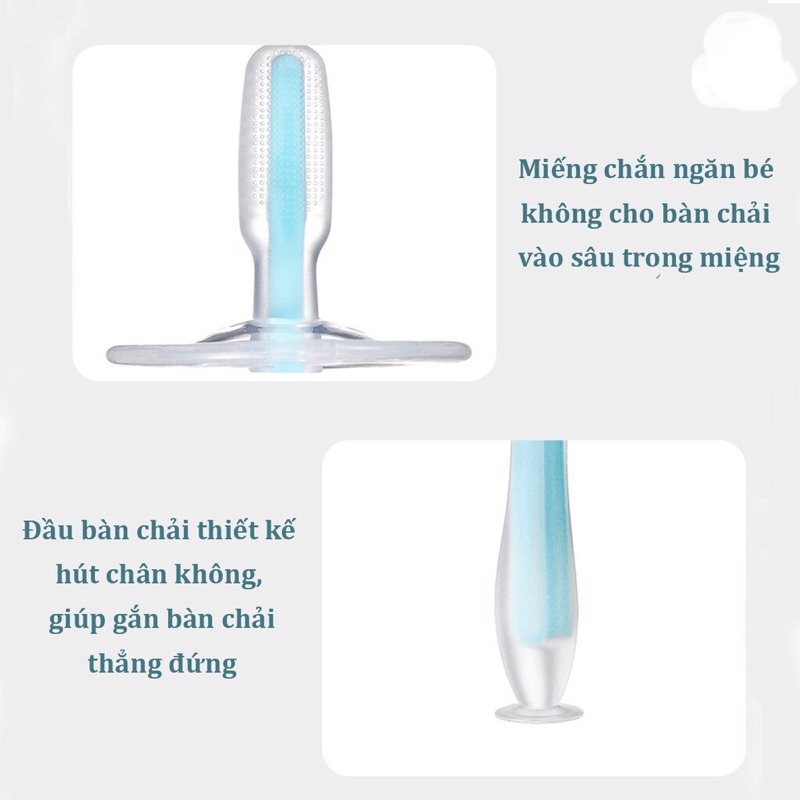 Bàn Chải Đánh Răng Silicon Cho Bé
