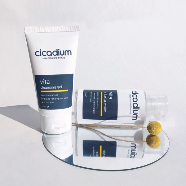 Bộ sản phẩm tẩy trang và rửa mặt cho mọi loại da Cicadium