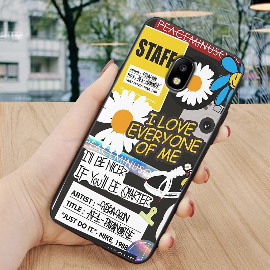 Ốp lưng điện thoại Samsung Galaxy J7 Pro - J7 Plus in hình hoa cúc peaceminusone- Doremistorevn | BigBuy360 - bigbuy360.vn