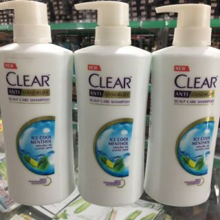 Dầu gội Clear bạc hà mát lạnh 480ml
