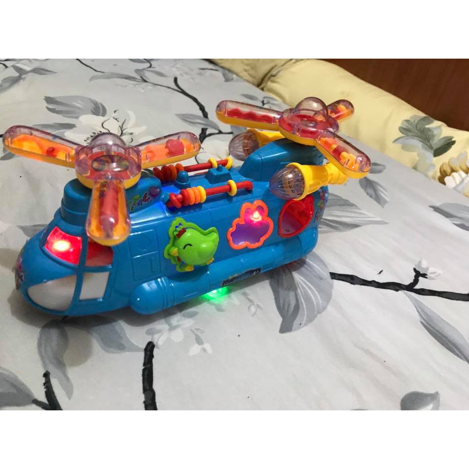 Máy bay trực thăng thả hình chạy pin cho bé