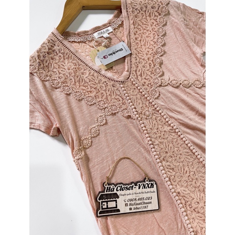 Áo Thun Phối Ren Dư Xịn