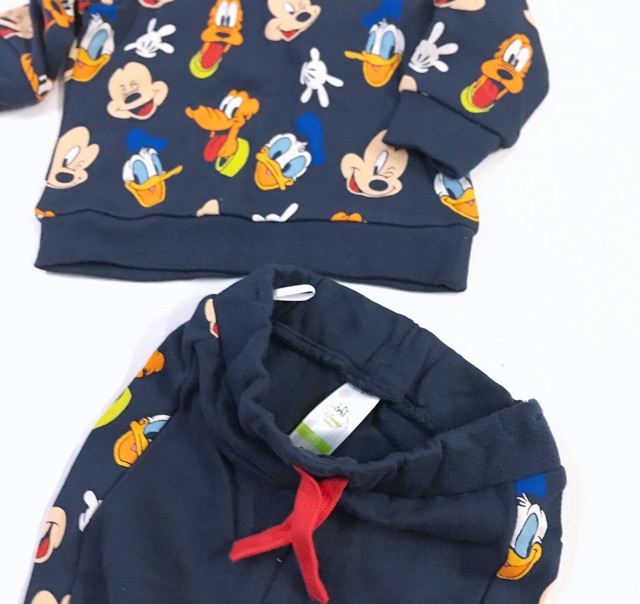 BỘ nỉ mickey donal bé trai