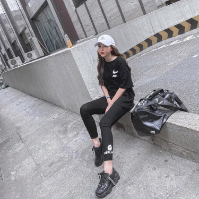 [Mã FAGREEN245 giảm 10% tối đa 30K đơn 99K] S745 Bộ Thể Thao In Hoa Cúc Quần Legging Áo Thụng Sang Chảnh | BigBuy360 - bigbuy360.vn