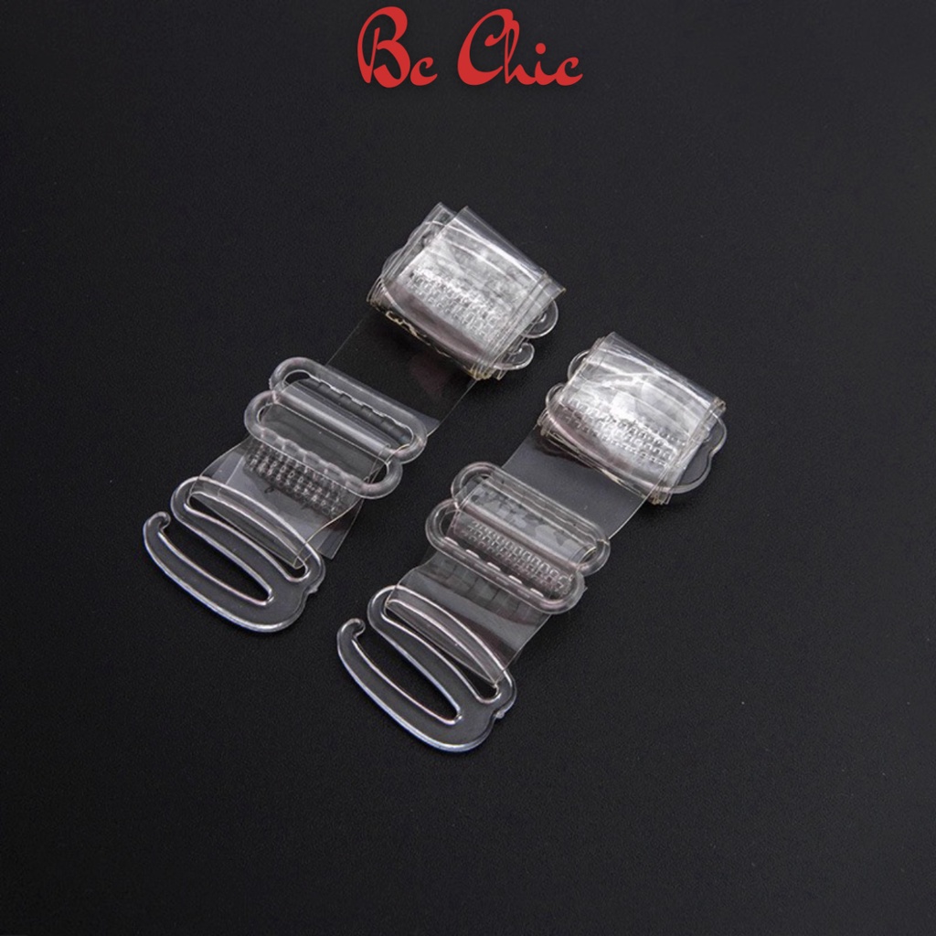 Dây quai áo lót ngực trong suốt nhựa dẻo siêu dai siêu bền hở vai hở lưng PK401 BC_CHIC LINGERIE