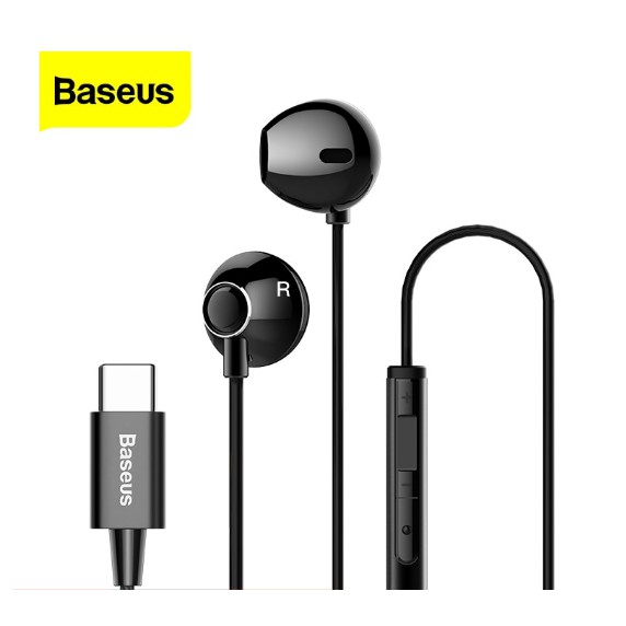 Tai nghe Baseus Encok C06 chânType-C Có mic Baseus C06 USB Type-c Earphone Stereo Sound Earbuds Wired Control With mic