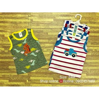 Áo sát nách bé trai Carter Set 5 áo