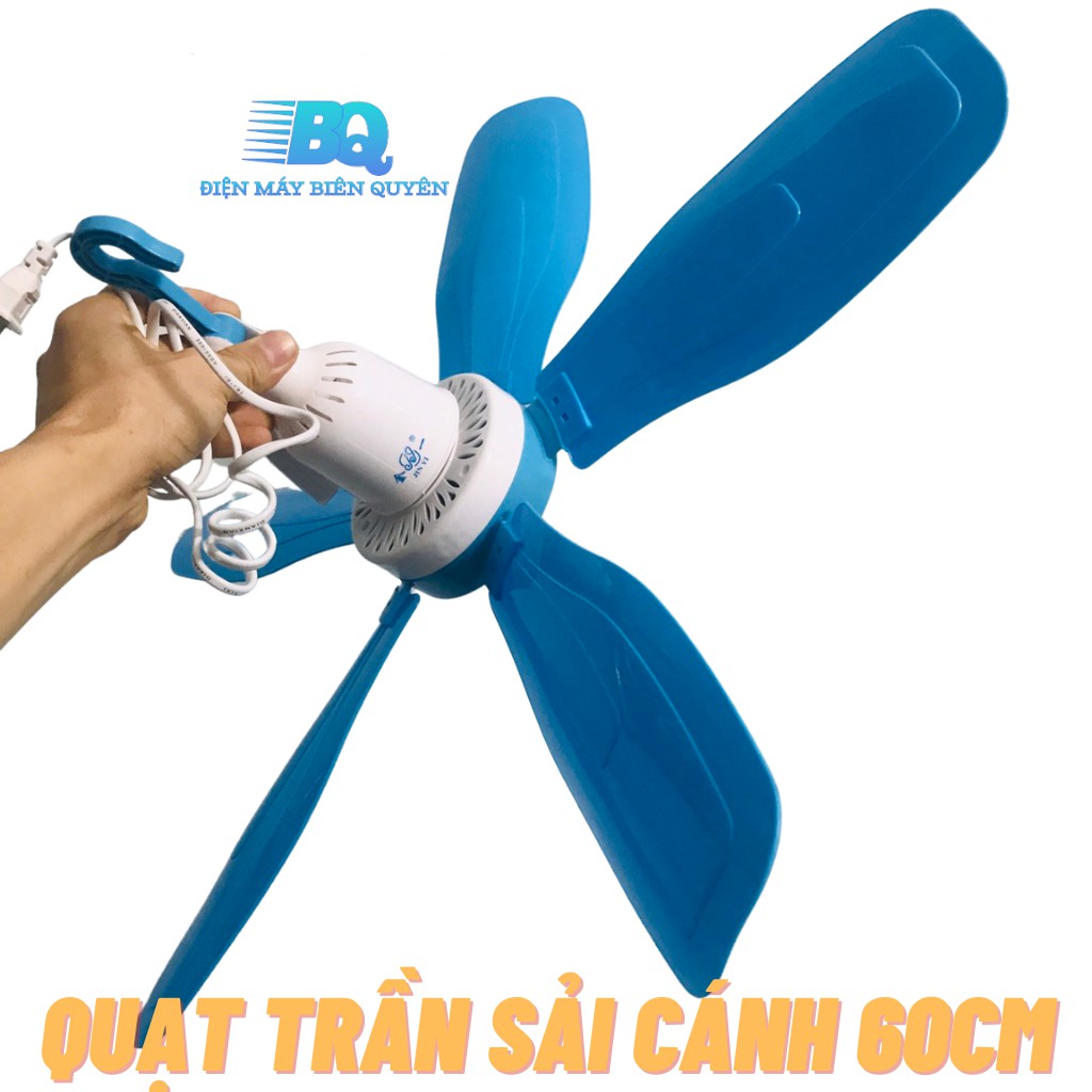Quạt trần JINY 5 cánh sải cánh 60cm siêu mát tiết kiệm điện bảo hành 12 tháng