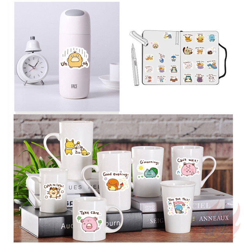 ❉ Pokemon Go - Series A Funny Stickers ❉ 40Pcs/Set DIY Decals Stickers for Album Diary Laptop Scrapbooks Skateboard