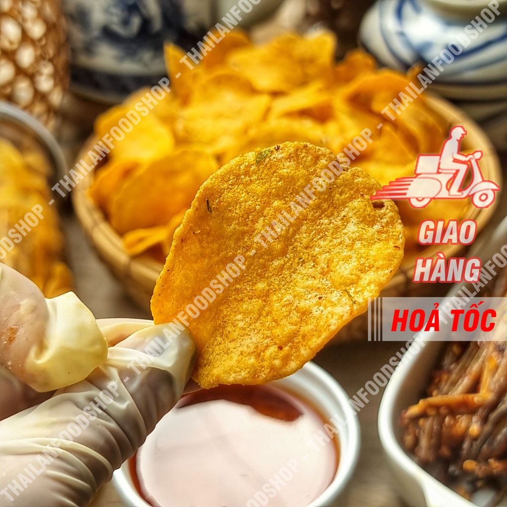 Khoai Tây Lát Chiên Mắm Hành Lon 200gr