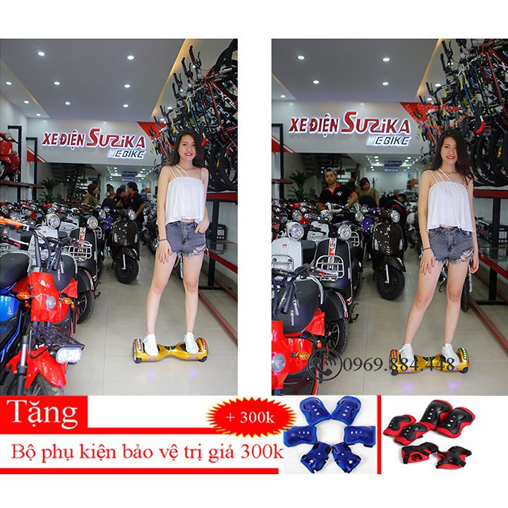 Xe điện tự cân bằng | Xe Điện 2 Bánh cỡ lớn | Nhạc - Bluetooth | BH 12 tháng