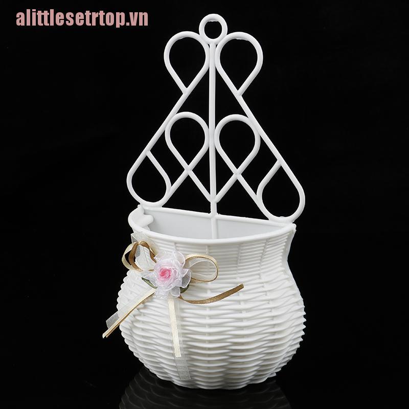 Giỏ Hoa Treo Tường Dùng Trang Trí Sân Vườn DIY