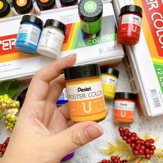 Màu bột, màu Poster Pentel lọ lẻ 30ml