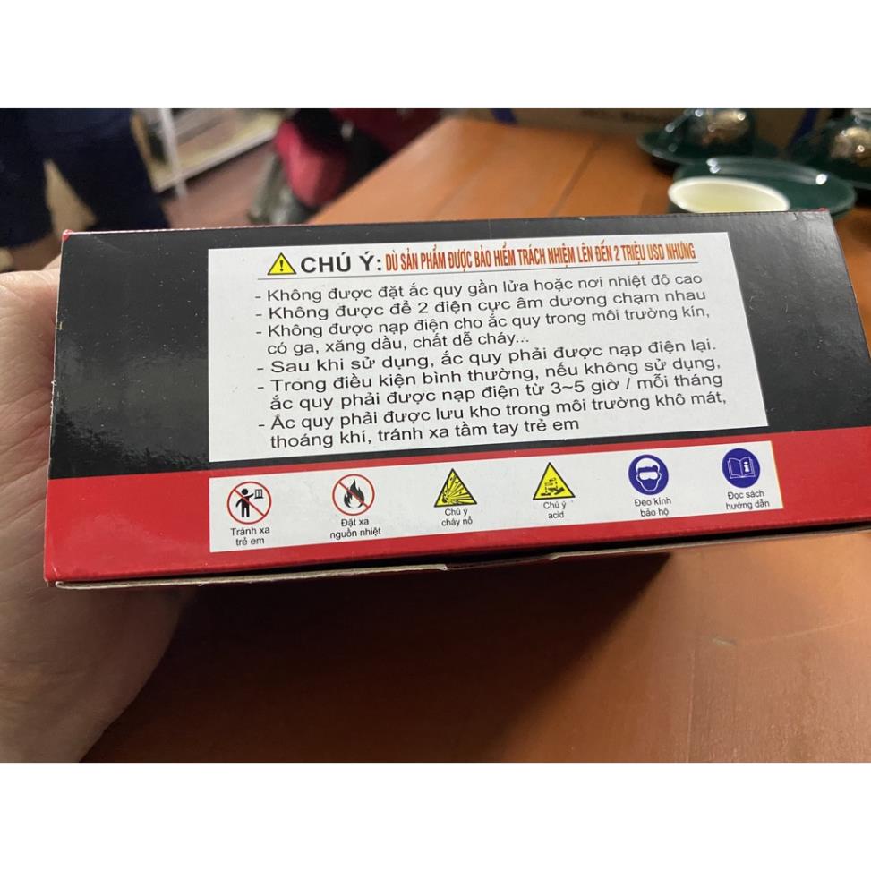 Ắc Quy 12V 7.2AH Ecotek  BH 1 Năm
