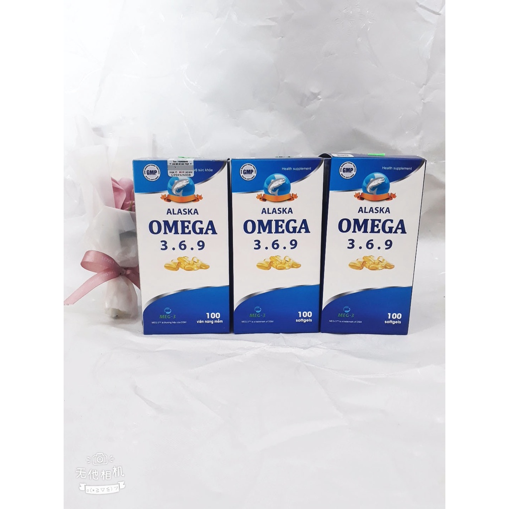 Viên bổ mắt OMEGA 3.6.9, giúp sáng mắt, giảm nhức mắt, mỏi mắt, khô mắt, thoái hóa võng mạc và giảm xơ vữa động mạch