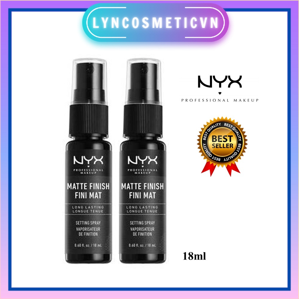 Xịt khoáng khóa makeup NYX makeup Mist &amp; Set