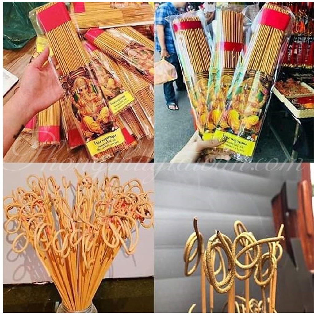 Combo 10 Bó  Nhang Thần Tài thu hút tài lộc trong kinh doanh hàng Thái lan