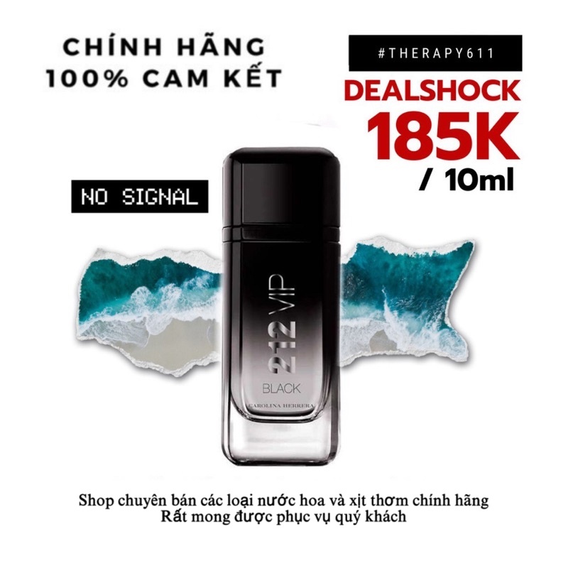 ..::✨ Nước Hoa Carolina Herrera 212 Vip Men Black ✨::..