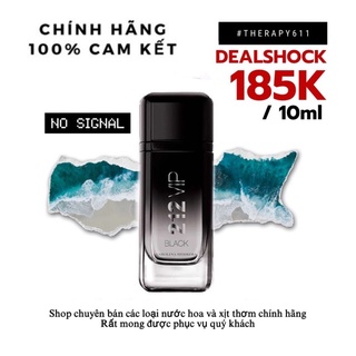 [𝗦𝗔𝗟𝗘]..::✨ Nước Hoa Carolina Herrera 212 Vip Men Black ✨::..