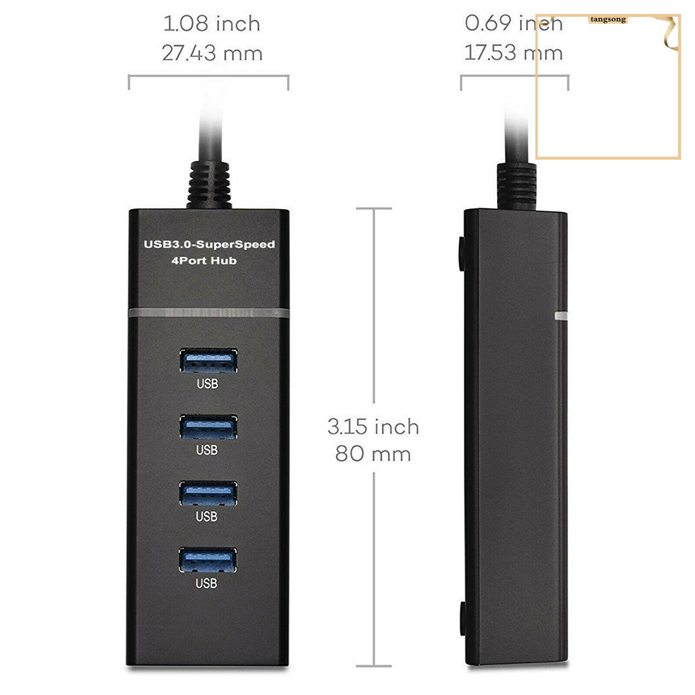 Đầu Chia 4 Cổng Usb 3.0 Tốc Độ Cao