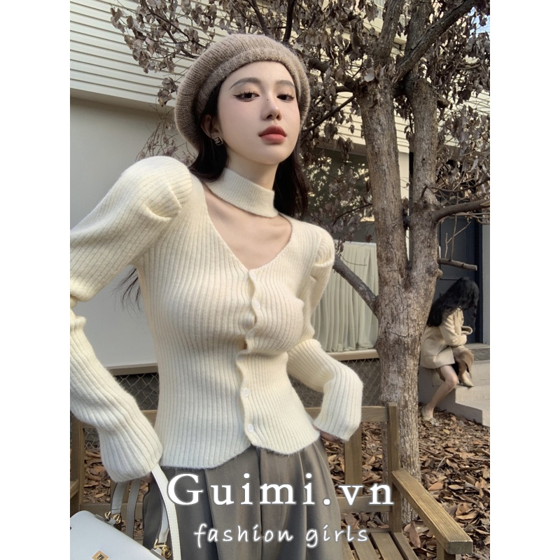 Áo Dệt Kim Hai Dây Cổ Chữ V Thời Trang Cho Nữ