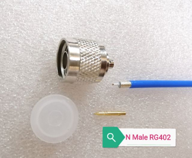Đầu jack N Male đực kim thẳng dùng cho cáp đồng trục rg174 rg316 rg58 rg59 rg142 rg213 rg400 RG402 v.v.
