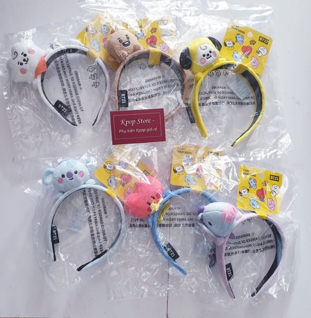 Bờm BT21 Baby ver 3 officical heandband ver baby bờm cài tóc