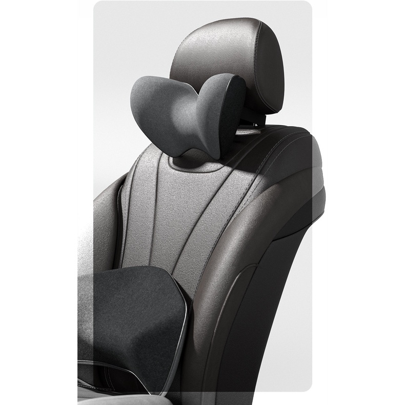 Đệm tựa đầu ô tô Bộ gối tựa đầu ô tô Đệm thắt lưng Bướm tựa đầu ô tô Memory Foam cho ô tô Gối tựa lưng ghế ô tô Gối kê cổ Gối thắt lưng