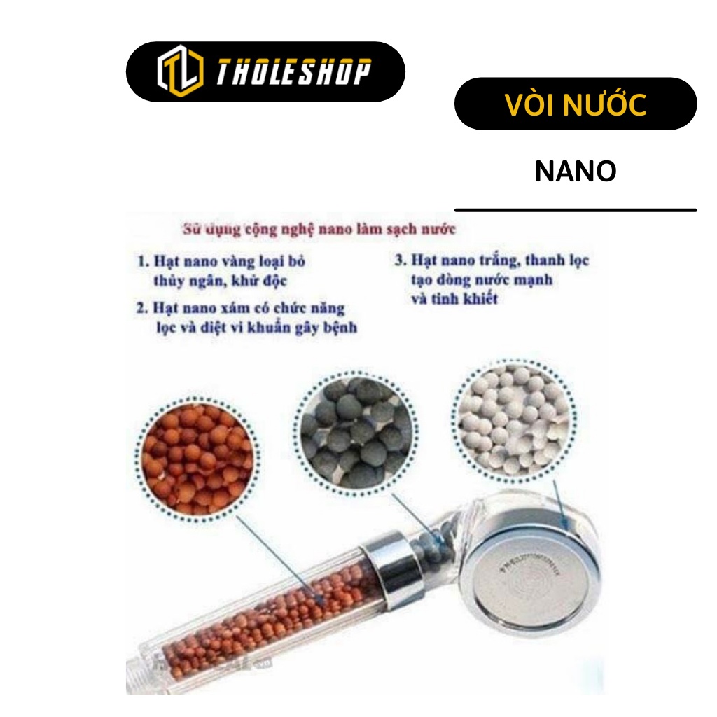 Bộ Vòi sẽ tăng áp - Vòi tắm Nano hoa sen tạo áp suất, sử lý công nghệ Nano tiêu diệt mọi vi khuẩn trong nước 2583