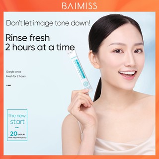 Bột Baking soda BAIMISS 12ml vệ sinh chăm sóc răng miệng