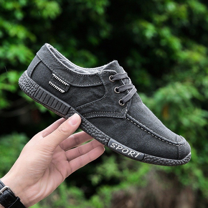 Giày lười vải nam giày lười nam đẹp giày lười nam vải (SP20) | BigBuy360 - bigbuy360.vn