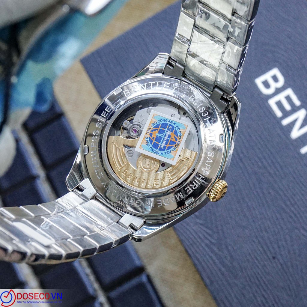 Đồng hồ nam Bentley Mặt Hề BL1831-15MTNI-AMSK-X